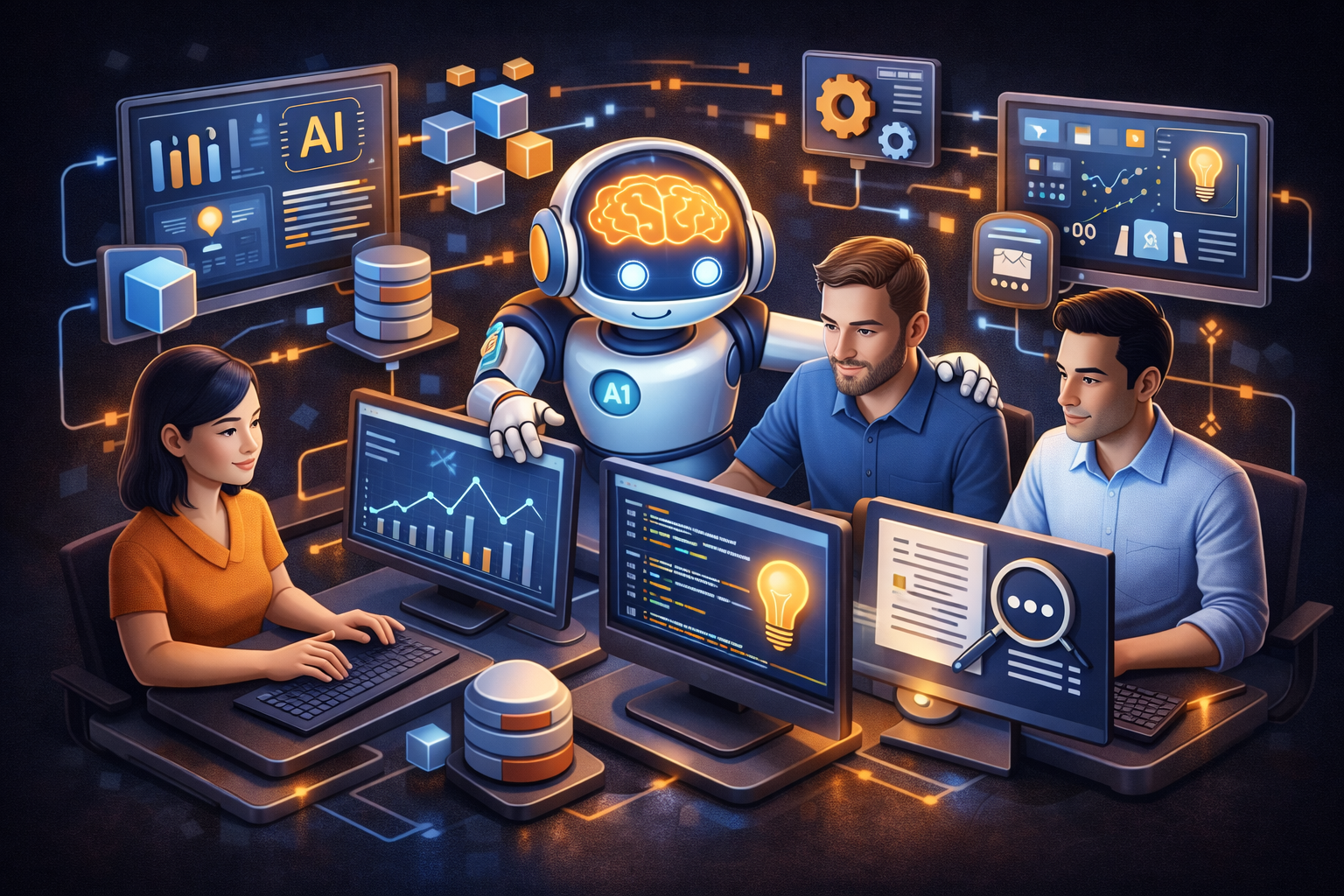 Embedded AI Engineering Teams — engineers and data scientists who integrate quickly and leave your team stronger